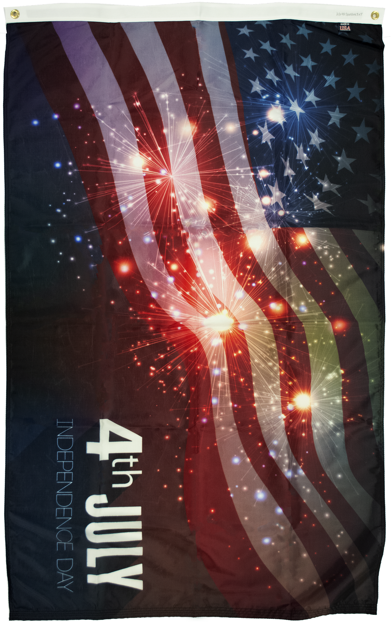 July 4th Flag for flagpole for sale online front