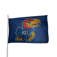 Thumbnail for Kansas Jayhawks 3x5 Flag - Premium Deluxe NCAA Team Flag
