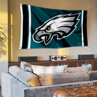 Thumbnail for Philadelphia Eagles flag by Atlantic Flag & Pole Inc., featuring NFL logo and vibrant green and white colors.