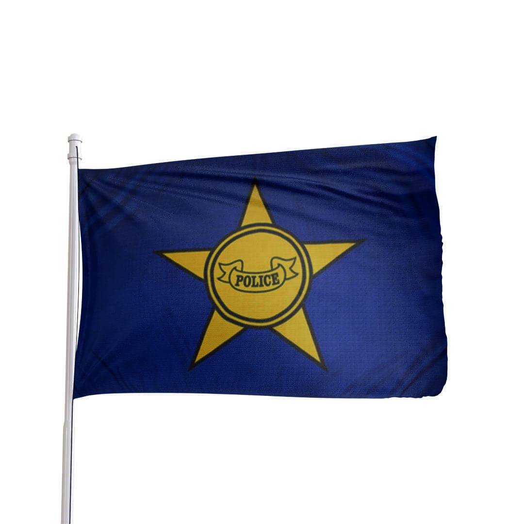 Thin Blue Line USA Flag 3x5 Ft – Texas Edition – Support Police Back The Blue – Nylon – TRADEWINDS