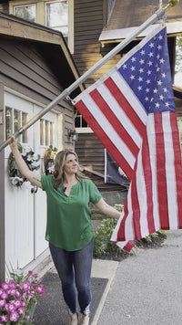 Nylon Large American Flag