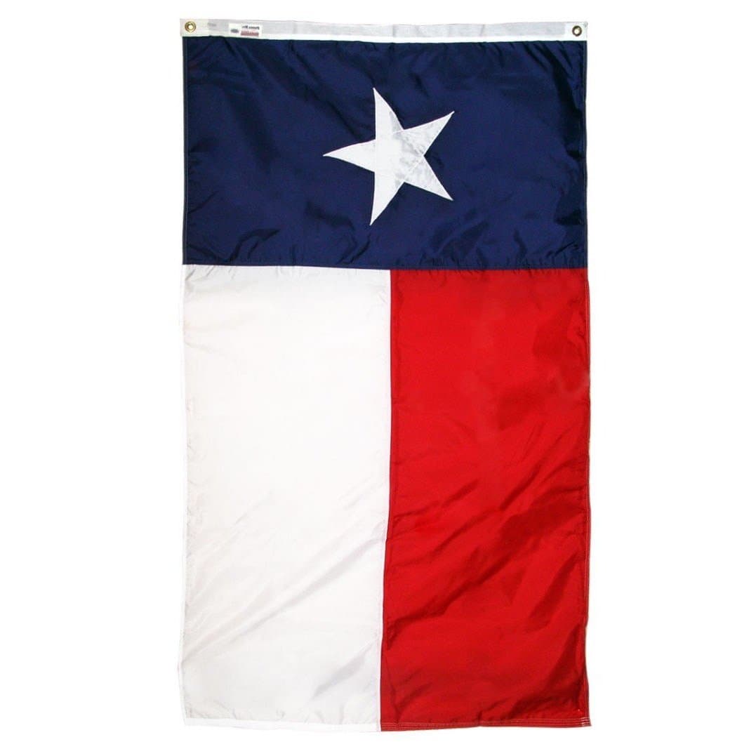 Texas state flag 4x6 in vibrant colors, made in the USA by Atlantic Flag & Pole Inc.