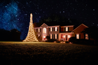 Thumbnail for Patriot Glo LED Flagpole Christmas Tree Kit (20' & 25')