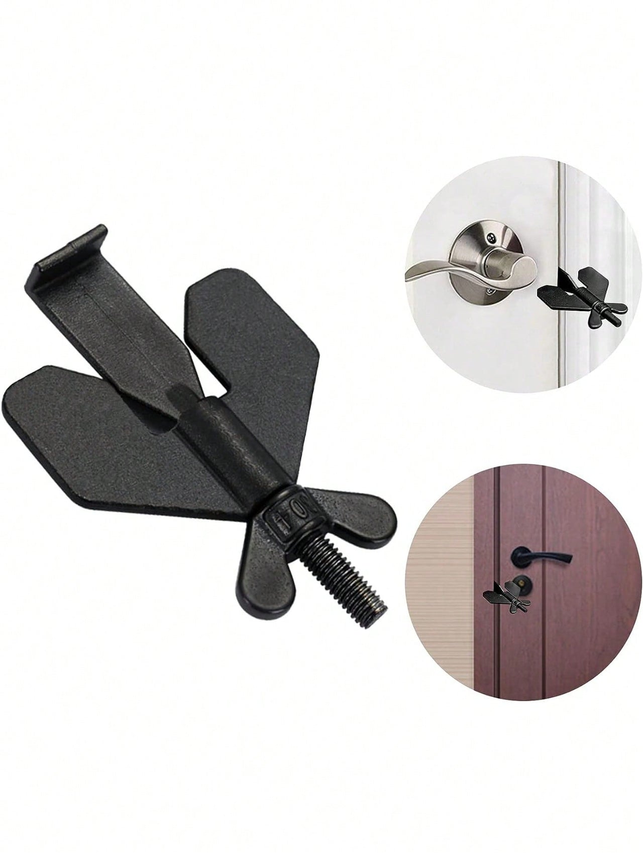 1PC Portable Door Locks Home Security Door Lockers Travel Lock Locks Provide Extra Security and Privacy Ideal for Travel Hotels Home Apartments Colleges,Secure Your Home & Travel with This Upgraded Adjustable Portable Door Lock!
