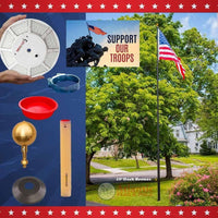 Thumbnail for Skip Bedell Memorial Day Telescoping Flagpole Package Deal