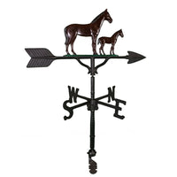 Thumbnail for brown horse with horse baby weathervane image
