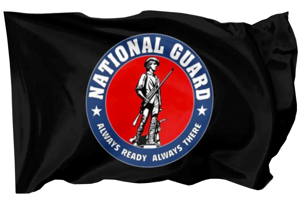 National Guard Always Ready Black Flag picture