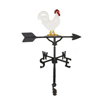 Thumbnail for Weathervane with real looking rooster decoration on top of it