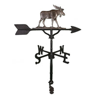 Thumbnail for Silver Moose Weathervane made in America for sale online image