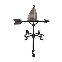 Thumbnail for Sailboat on the water sitting on a weathervane swedish iron
