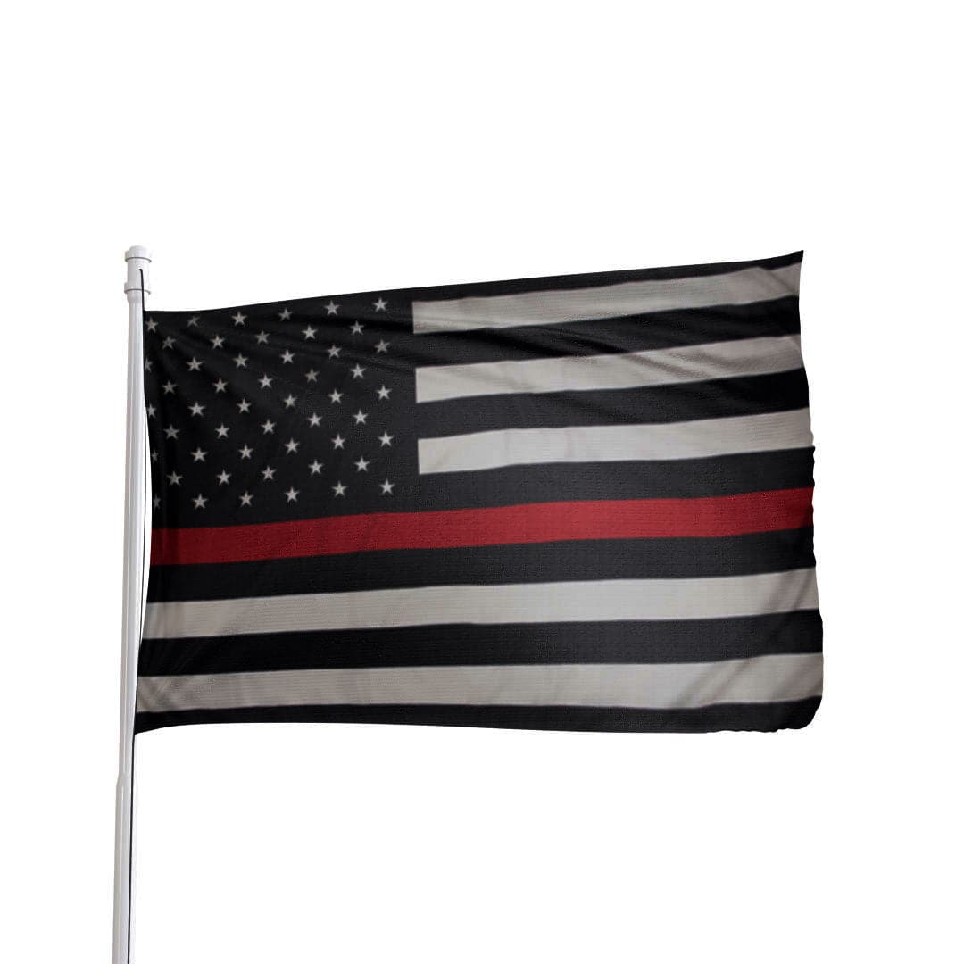 Thin Red American Flag –