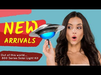 TelePatriot 800 Series Solar Flagpole Light - 200 LED Waterproof IP65