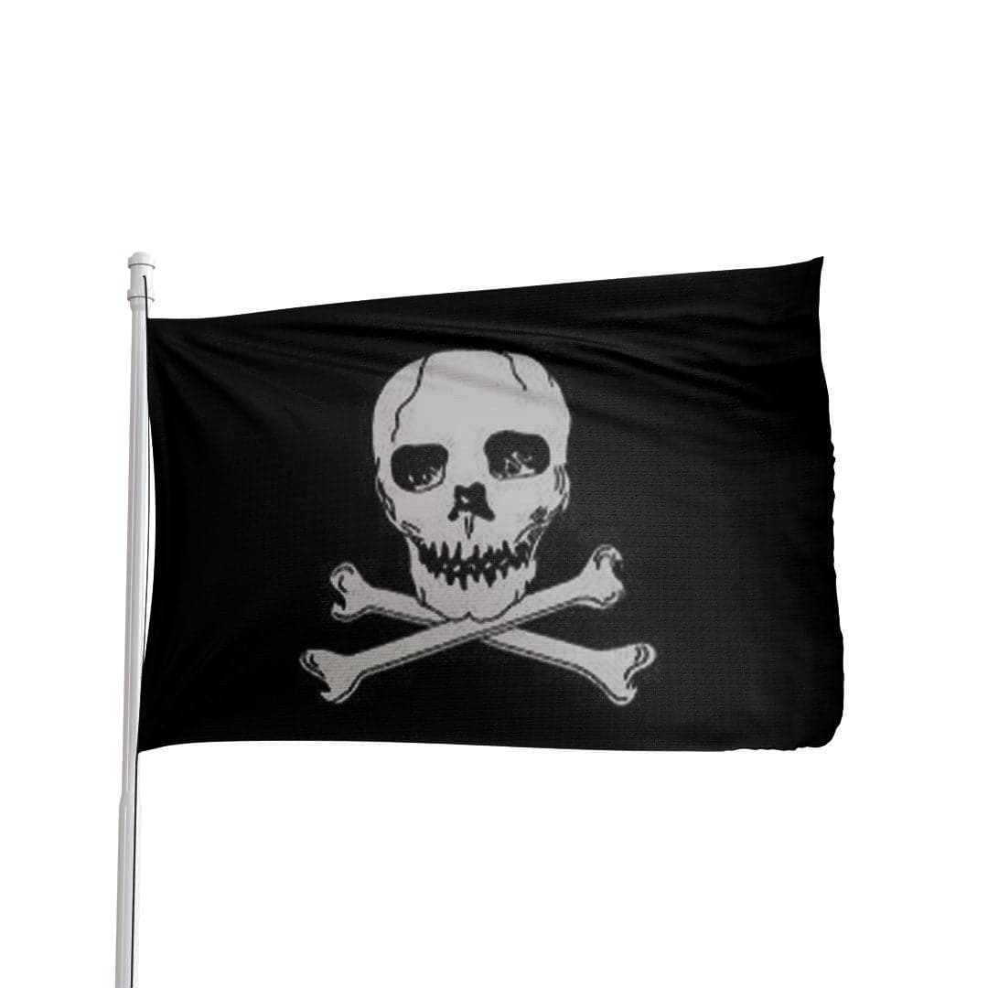 2 x 3' Nylon Jolly Roger Flag