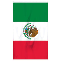 Thumbnail for The national flag of Mexico for sale for flagpoles, parades, and collectors of international flags.