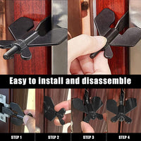 Thumbnail for Portable Door Lock Home Security Hotel Safety Stainless Steel Privacy Extra Security Lock anti Theft 