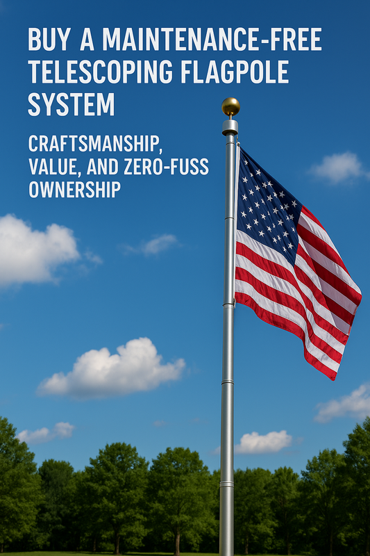 Buy a Maintenance‑Free Telescoping Flagpole System: Craftsmanship, Value, and Zero‑Fuss Ownership