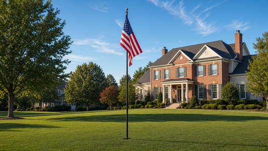 Best Flagpole Height for a Two-Story Home: A Practical Guide