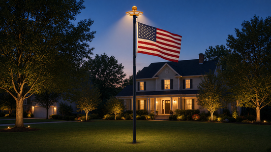 Flagpole Lighting: Solar vs Wired Options