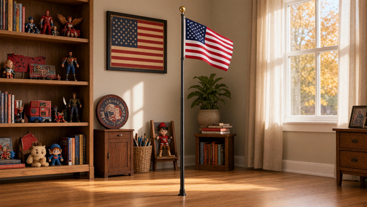 Flags in Pop Culture Displays: Themed Rooms
