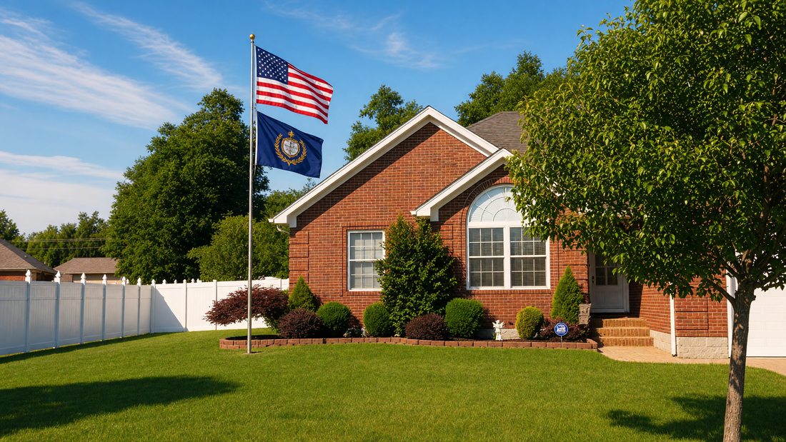 How to Display Two Flags on One Telescoping Flagpole