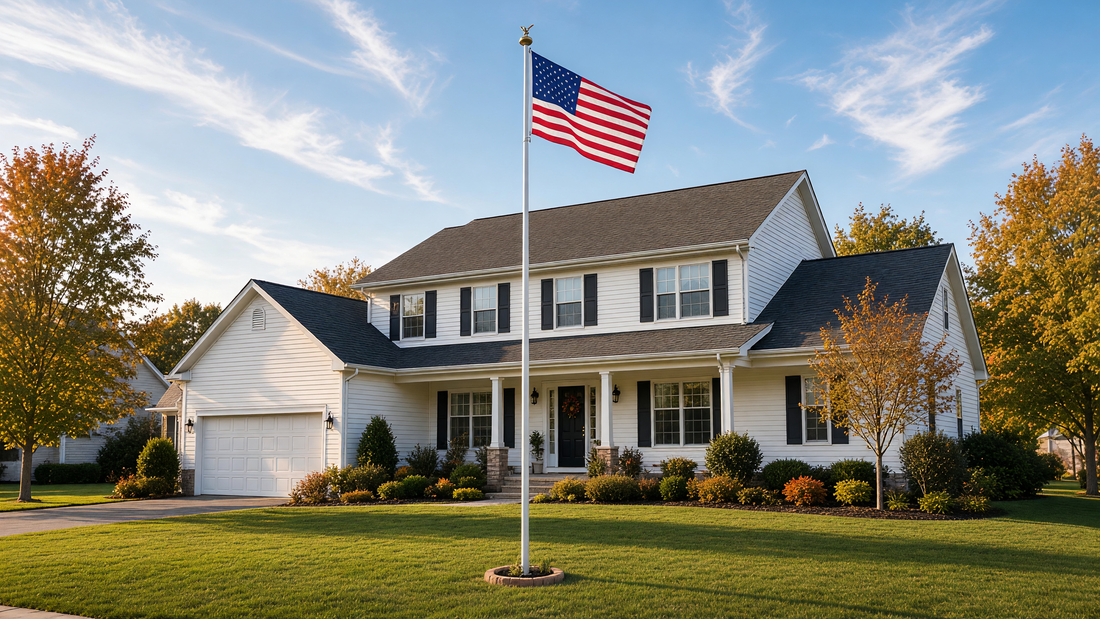 The Complete Flagpole Height Selection Guide: Matching Your Home's Architecture