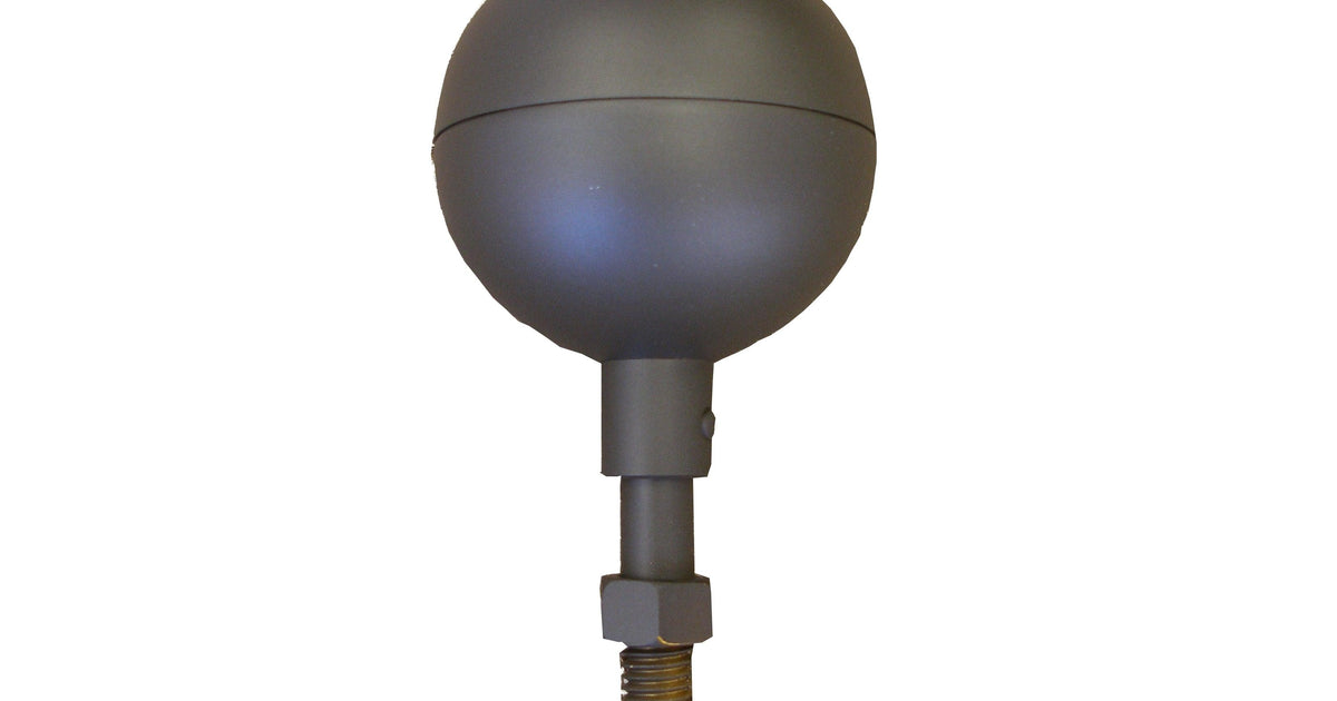 Bronze ball flagpole topper