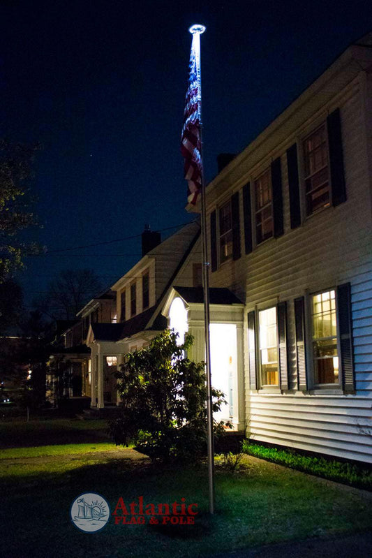 A Guide to Flagpole Accessories: Tops, Tails, and Lights - Atlantic Flagpole