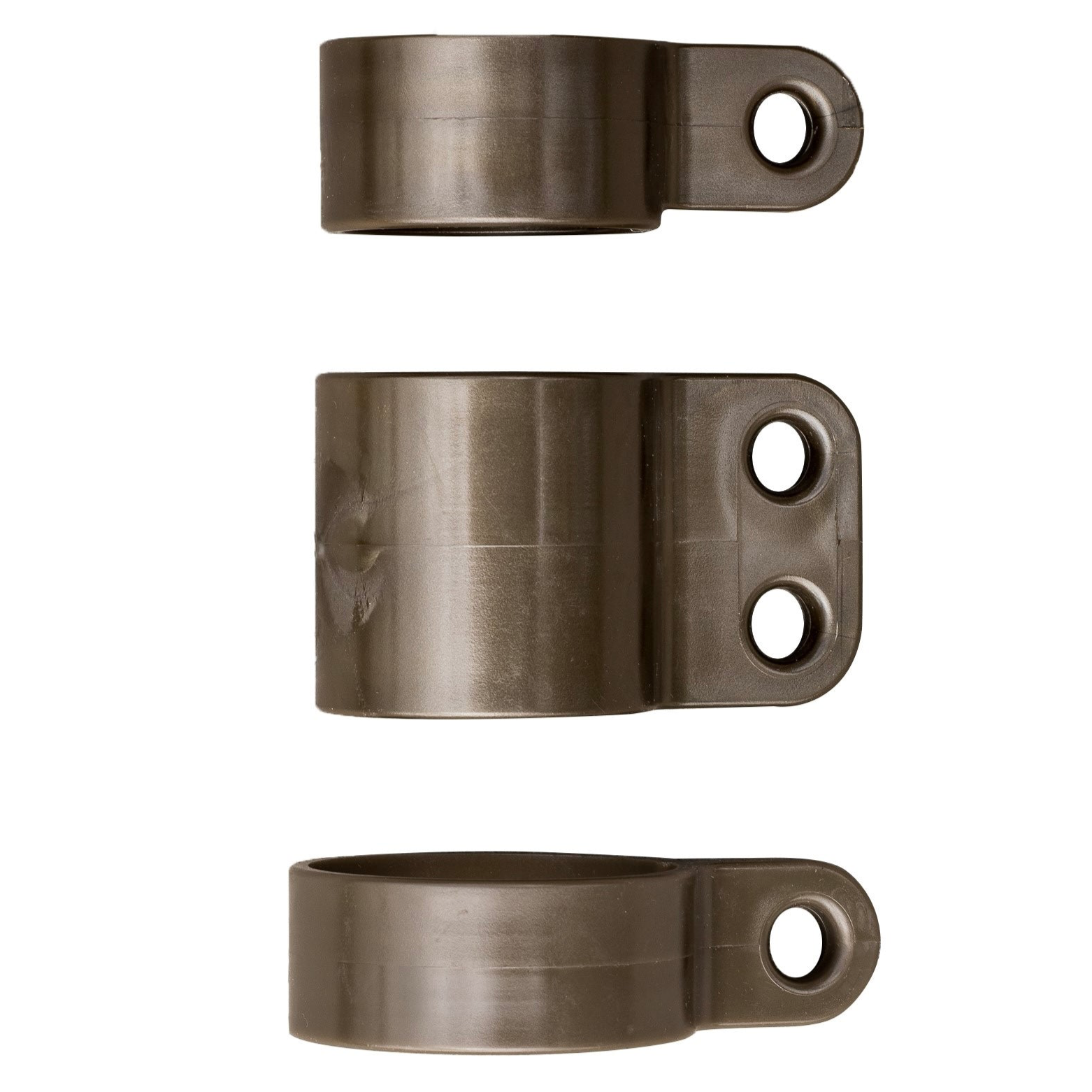 Silver swivel ring set for telescoping flagpole by Atlantic Flag & Pole Inc.