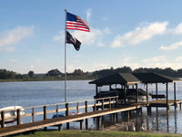 Thumbnail for Phoenix Telescoping Flagpole with Free American Flag, Securi-Shur Anti-Theft Locking Clamp, and Lifetime Anti-Theft Guarantee