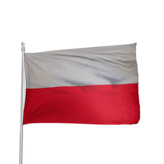 Poland Flag 3x5 Ft - Nylon Polish National Flag with Brass Grommets