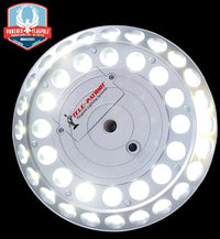 Thumbnail for Atlantic Flagpole TelePatriot 600 Series solar light, 600 lumens, black ABS material, designed for 360-degree flagpole light