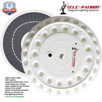 Thumbnail for Atlantic Flagpole TelePatriot 600 Series solar light with 600 lumens for 360-degree illumination, durable ABS material