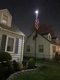 Thumbnail for Telepatriot 400 Series Premium Bright Solar Flagpole Lighting System