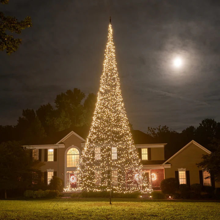 Patriot Glo 4000 Commercial-Grade Flagpole Christmas Tree