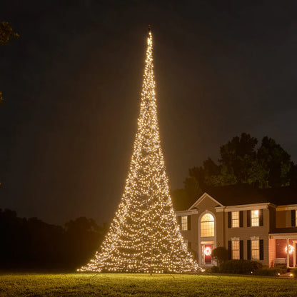 Patriot Glo 4000 Commercial-Grade Flagpole Christmas Tree