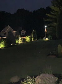 Thumbnail for White LED solar flagpole light with 600 lumens, IP65 rating, and ABS material by Atlantic Flagpole