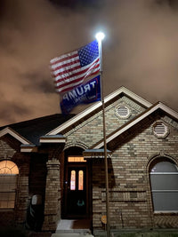 Thumbnail for Atlantic Flagpole TelePatriot 600 Series solar light, 600 lumens, IP65 rated, ABS material, designed for 360-degree illumina