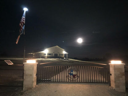 TelePatriot 800 Series Solar Flagpole Light - 200 LED Waterproof IP65