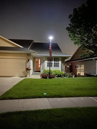 Thumbnail for TelePatriot 800 Series Solar Flagpole Light - 200 LED Waterproof IP65