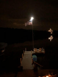 Thumbnail for TelePatriot 800 Series Solar Flagpole Light - 200 LED Waterproof IP65