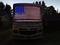 Thumbnail for American Flag Lights, 420LED Outdoor Waterproof Red White and Blue Led American Flag Net Light of the United States for Memorial Day, Independence Day, National Day, Veterans Day Decor(Plug In)