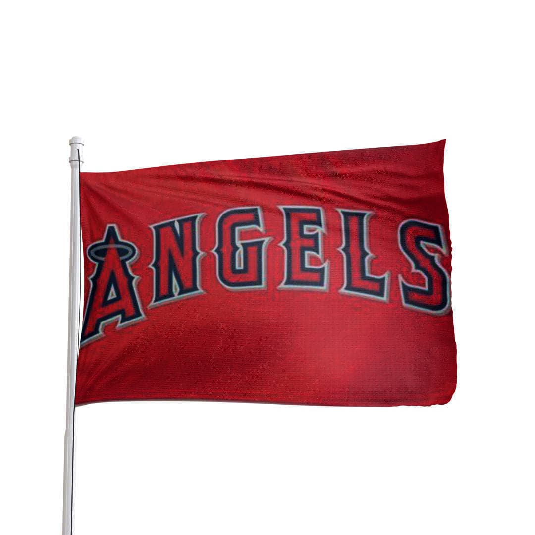 Anaheim Angels 3x5 Polyester Flag - Official MLB Colors & D-Rings