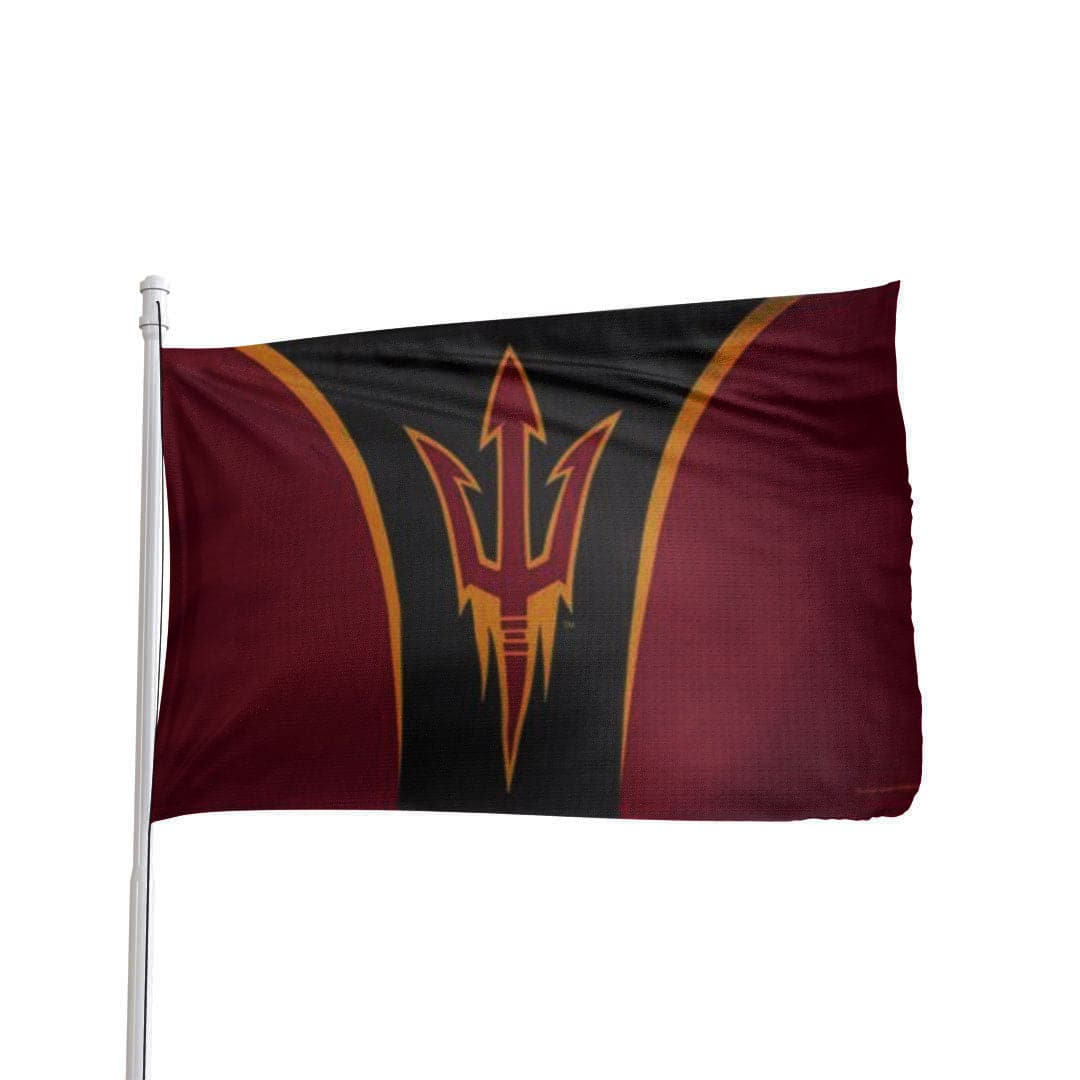 Arizona State Sun Devils NCAA 3x5 deluxe flag with vibrant colors by Atlantic Flag & Pole Inc.