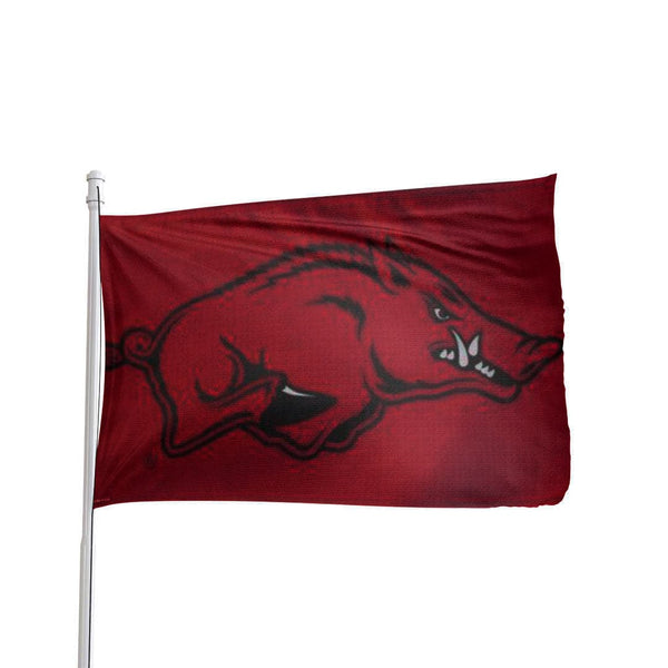 Arkansas Razorbacks Grey Flag - Officially Licensed 3x5 Foot College Sports Banner