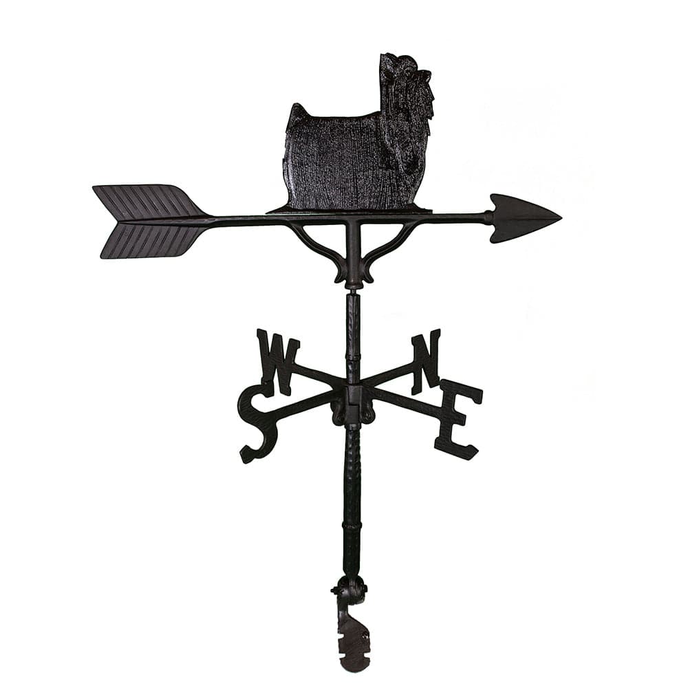 32″ Aluminum Yorkshire Terrier Weathervane - American Made Cast