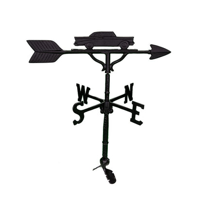 classic black car weathervane image