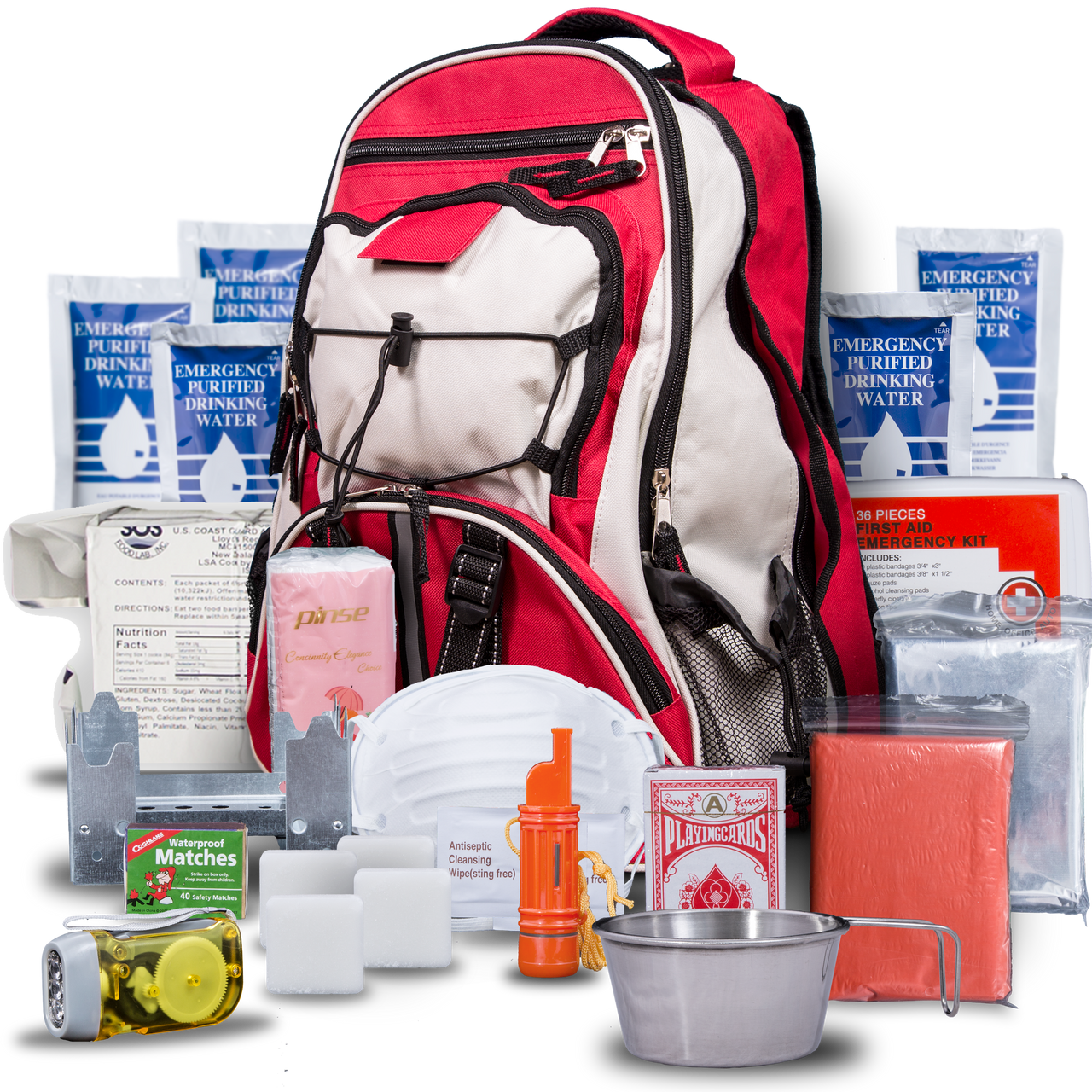 Blue Seventy-Two PRO SERIES tactical emergency survival kit in durable packaging with essential supplies for 72 hours