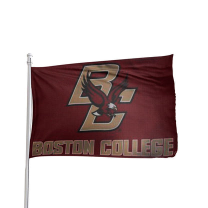 Boston College Eagles 3x5 NCAA flag in team colors, officially licensed by Atlantic Flag & Pole Inc.