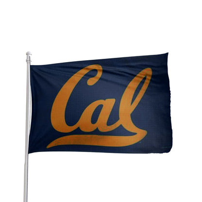 Officially licensed Cal Bears 3x5 premium flag in navy blue and gold by Atlantic Flag & Pole Inc.