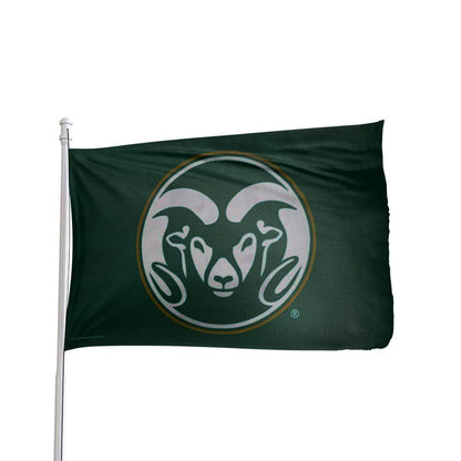 Premium Colorado State Rams 3x5 NCAA flag by Atlantic Flag & Pole, featuring vibrant team colors and durable fabric.